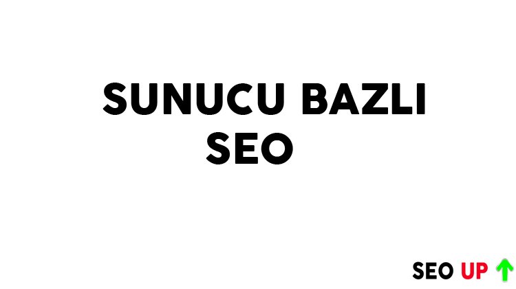 Sunucu Bazlı SEO Nedir?
